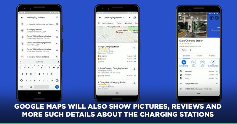 Google Maps Will Now Show Electric - Google Maps Charging Station Google Maps Ev Charging Station Ev Charging Station Information Goog 1556100250 