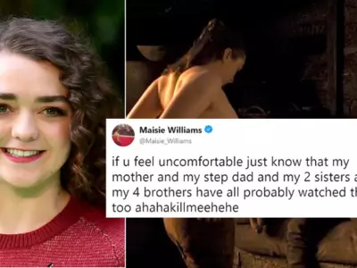 Maisie Williams is embarrassed over Arya Stark's sex scene with Gendry,
