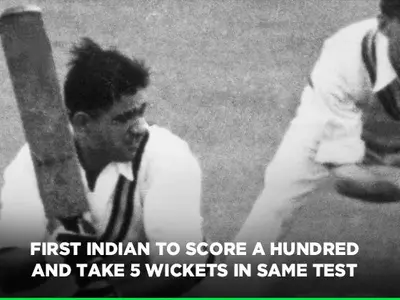 Vinoo Mankad's highest Test score was 231