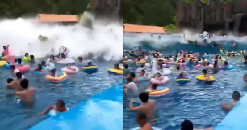 44 Tourists Injured After Malfunction Creates 10ft-High 'Tsunami Wave