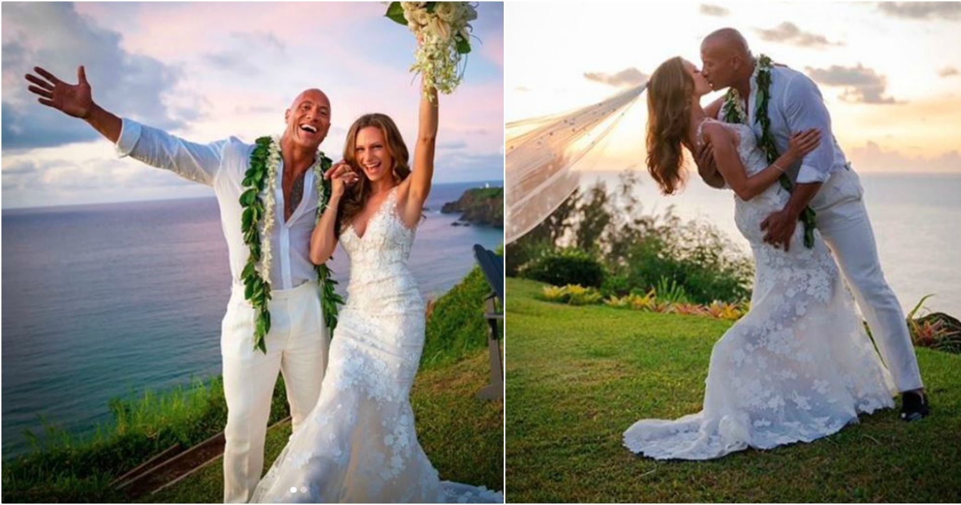 Dwayne Johnson Marries Longtime Partner Laura Hashian In A Secret ...