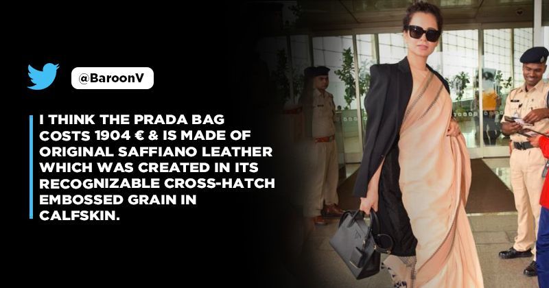 Internet Calls Kangana Ranaut 'Fake' After She Carries A Prada Bag