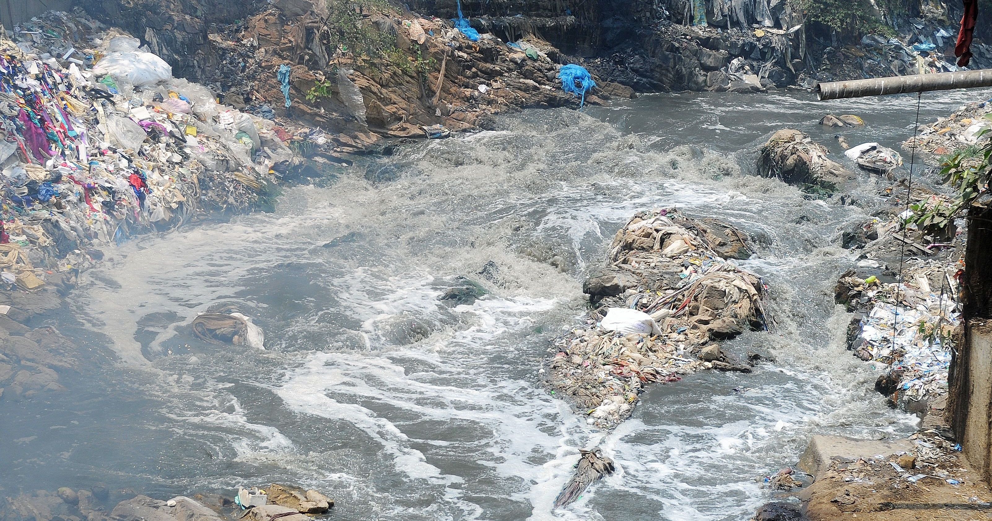 Kerala River Gives Back The Plastic Dumped In It