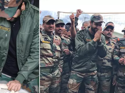 The Josh Is Still High! Vicky Kaushal Turns Chef, Makes His First Roti For Jawans In Tawang