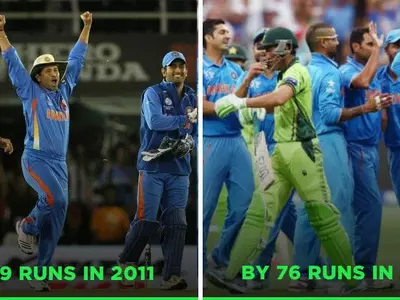 India have beaten Pakistan 6 times in World Cup