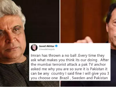 Javed Akhtar Slams Pakistan Prime Minister Imran Khan, Says He Has Thrown A ‘No Ball’