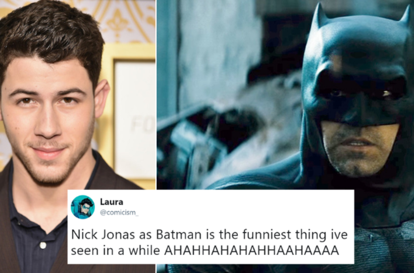 Nick Jonas Says He Wants To Replace Ben Affleck As Batman & Fans Can't Stop