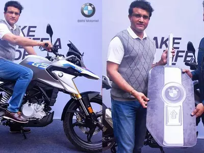 Sourav Ganguly BMW Bike