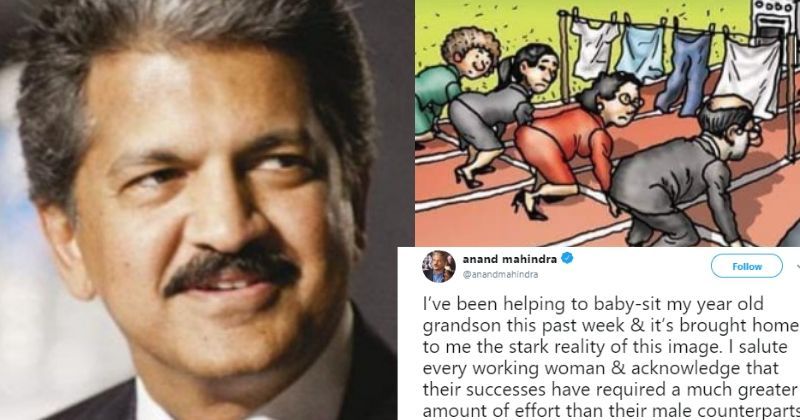 Anand Mahindras Post On The Struggle Of Being A Working Woman Is