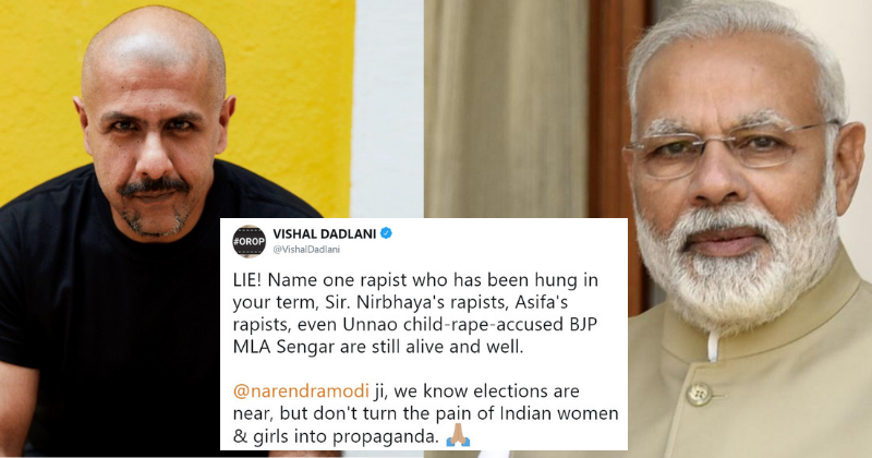 Vishal Dadlani Slams Prime Minister Narendra Modi Over His Claim ...