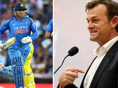 adam gilchrist spotted ms dhoni short run