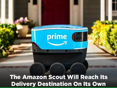 Autonomous Delivery Robot, Self Driving Vehicles, Self Driving Delivery Robots, Amazon Scout, Amazon