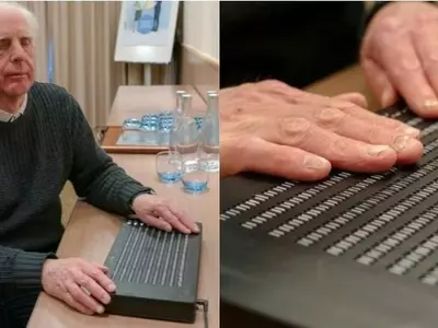 Braille e-reader