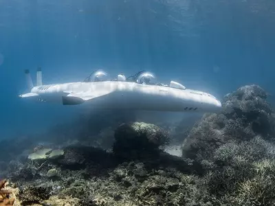 Electric Submarine, Electric Vehicle, Electric Underwater Vehicle, DeepFlight Dragon, Technology New