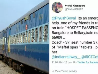 Indian Railways, sanitary napkin, Bengaluru, Bellary, female friend, Hospet train, Mysuru