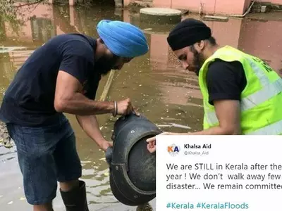 Khalsa Aid is still in Kerala