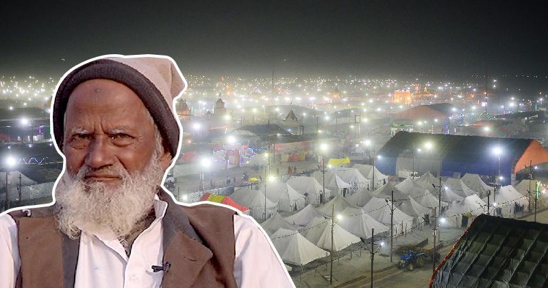 Meet Naga Sadhus Favourite Mullah Ji Who Illuminates Tents And Lives With Them During Kumbh pic