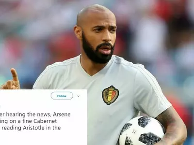 Thierry Henry is out