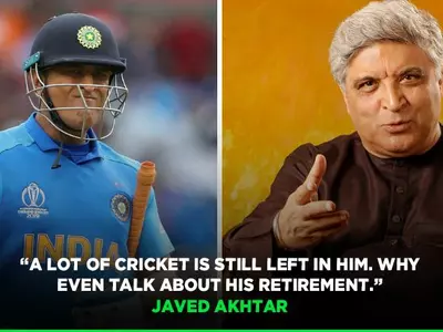 After Lata Mangeshkar, Javed Akhtar Gives Splendid Reason Why Dhoni Shouldn’t Retire & We Agree