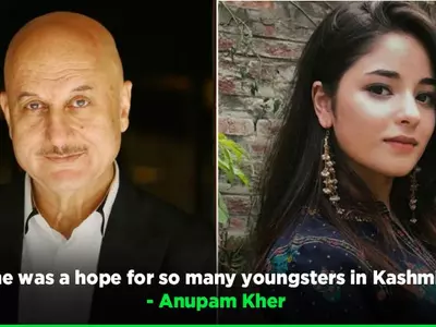 Anupam Kher Feels Zaira Wasim’s Decision To Quit Acting Must Have Demoralised Kashmir’s Youth