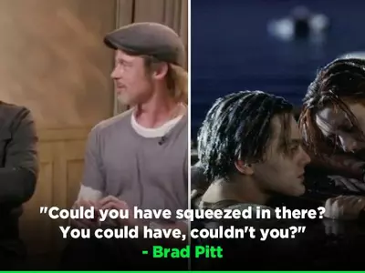 Brad Pitt Teases Leonardo DiCaprio About The ‘Titanic’ Door Controversy & It’s Hilarious!