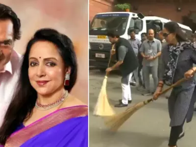 Fan Asks Dharmendra If Hema Malini Has Ever Picked Up A Broom & His Reply Is Cracking Us Up!