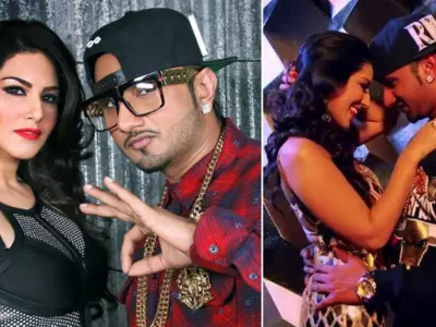 Honey Singh and Sunny Leone in Jhootha Kahin Ka song.