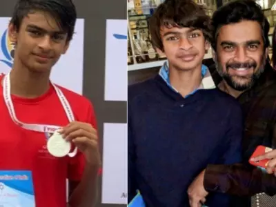 R Madhavan's Son Vedaant Makes His Dad Proud Once Again, Wins Gold At National Level Swim Meet