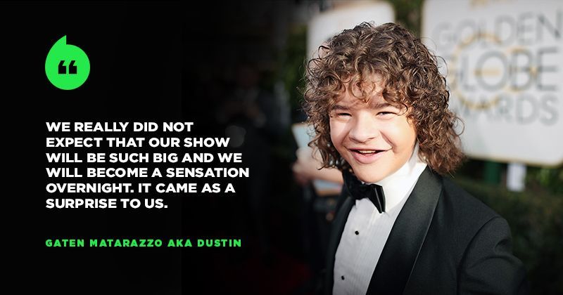 With Fame Comes Responsibility, Says Stranger Things Child Actor Gaten ...