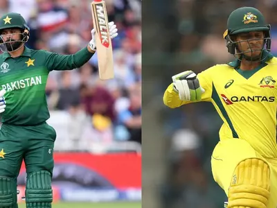Australia and Pakistan are playing in the World Cup
