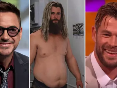 Chris Hemsworth Got Lot Of Cuddles & Belly Rubs From Robert Downey Jr As Fat Thor, & He Had Fun