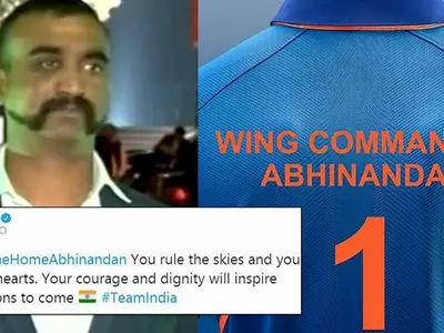 CI Have Released A Special Team India Jersey To Welcome Wing Commander Abhinandan