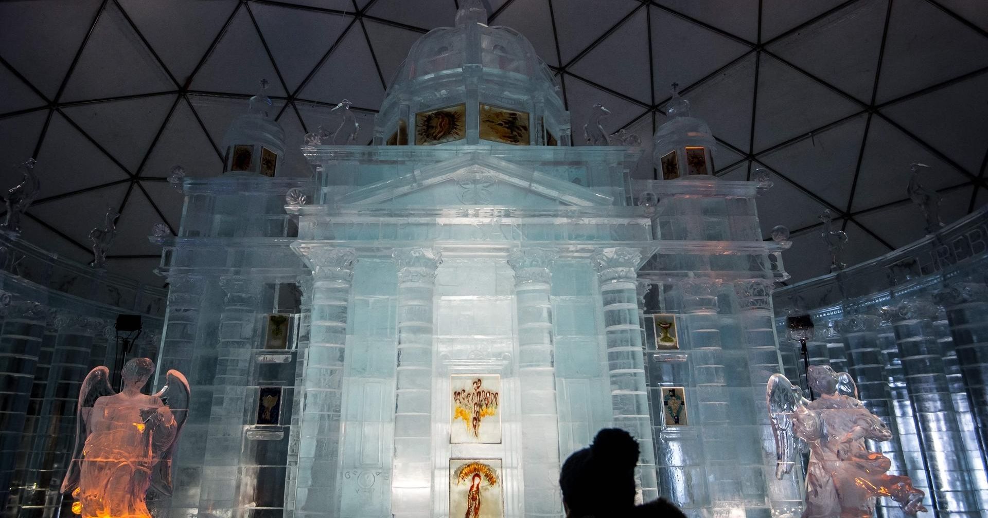 This Church Is Made Of 2,25,000 Kg Crystal Clear Ice