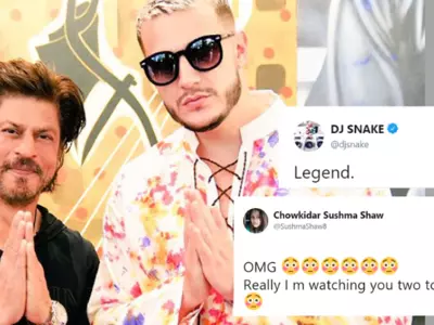DJ Snake Calls Shah Rukh Khan A ‘Legend’ As They Pose Together & Fans Can’t Control Their Excitement