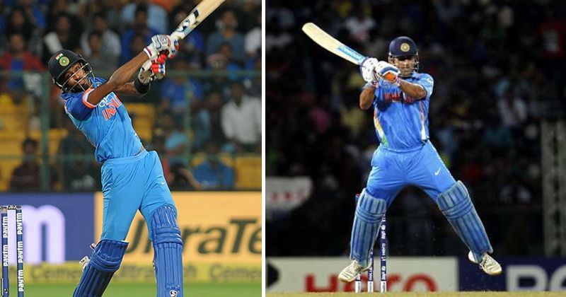 This Helicopter Shot By Hardik Pandya At The Nets Will Make MS Dhoni Proud