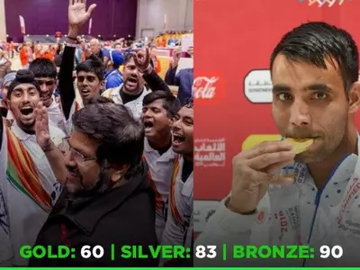 India won 233 medals in Special Olympics