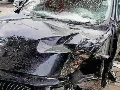 Noida BMW Accident