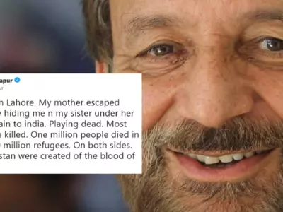 Shekhar Kapur shares his mother played dead to save him and his sister during India-Pak partition.