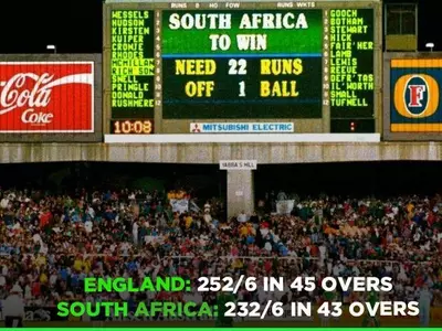 South Africa lost by 19 runs