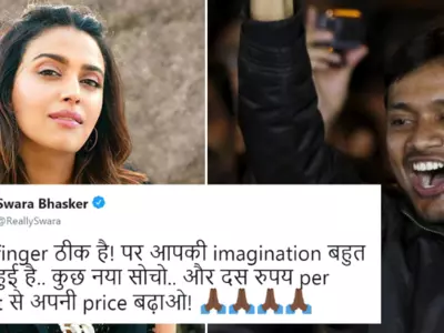 Swara Bhasker Trolled For Supporting Kanhaiya Kumar, Slaps Back At Troll With An Epic Reply