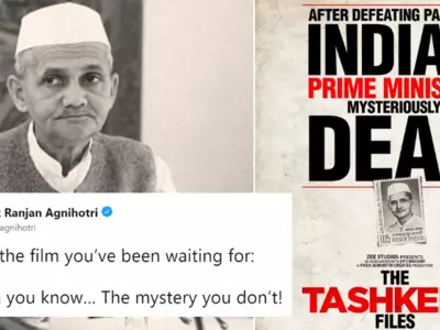 Vivek Agnihotri is making a film based on the mysterious death of Lal Bahadur Shastri.