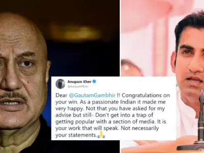 After Gautam Gambhir Condemns Assault On Muslim Man, Anupam Kher Tells Him ‘Don’t Fall Into Trap’