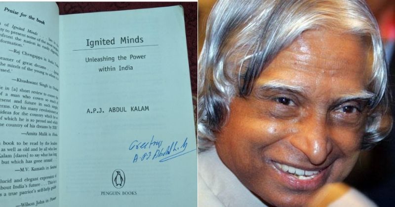 This Guy May Have Found An Original Signed Copy Of APJ Abdul Kalam's ...