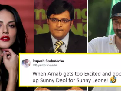Arnab Goswami Calls Sunny Deol As Sunny Leone, Actress Posts Hilarious Response