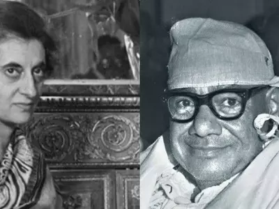 former PM Indira Gandhi and Raj Narain