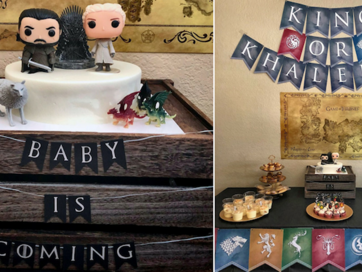 Game of thrones baby shower decorations cheap