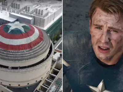 MIT hackers turn their college’s great dome into Captain America shield and Chris Evans is impressed
