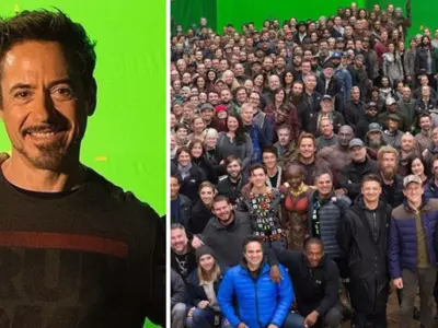 Robert Downey Jr posts a picture of entire cast and crew of Avengers: Endgame.