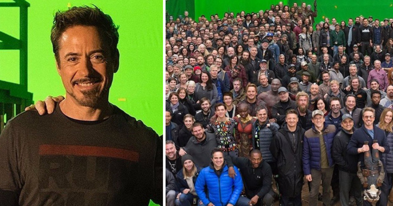 This Pic Of Entire Cast Crew Of Avengers Endgame Shows It Took A Village To Make The Epic Film