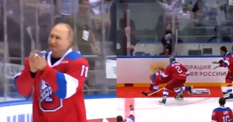 Vladimir Putin Falls Face First On Carpet During Ice ...
